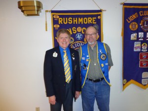 President Terry Peterson is on the path to become District Governor.