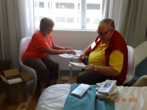 Bev and Rick counting