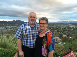 Karen Carter with her husband, International Director Eric Carter