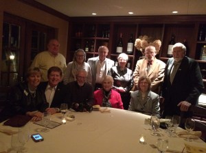 District 20-O Leadership Team at dinner before the convention.