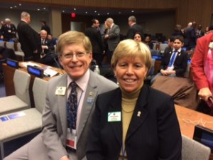 ID Robert and Kathy at 37th Annual Lions Day at UN