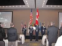 Opening flag ceremony at MD5 Convention.