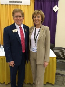 ID Robert and 2nd VP Candidate Gudrun Yngvadottir.