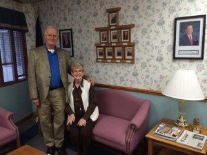 DG Dick and ID Linda at the State Office.