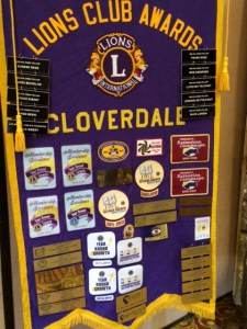 The Cloverdale Lions provided the hospitality for the convention--boy, do they know their business!